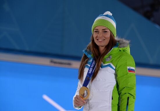 2014 Winter Olympics. Medal ceremony. Day Five