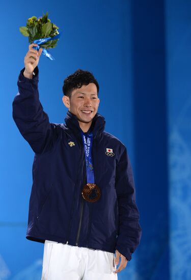 2014 Winter Olympics. Medal ceremony. Day Five