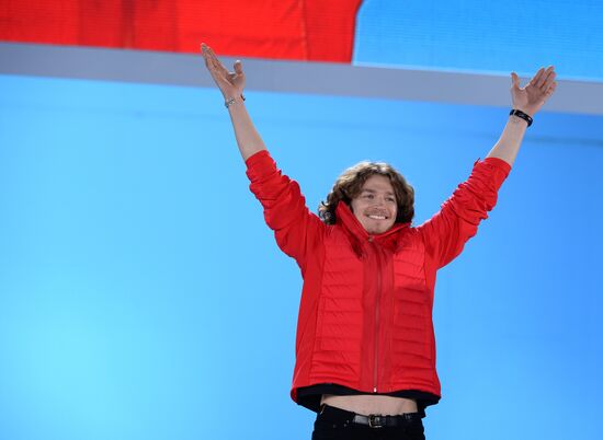 2014 Winter Olympics. Medal ceremony. Day Five