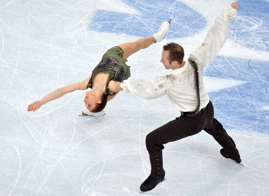 2014 Winter Olympics. Figure skating. Pairs. Free skating