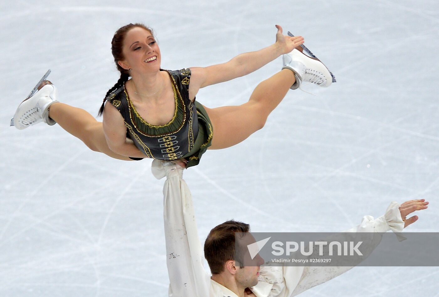 2014 Winter Olympics. Figure skating. Pairs. Free skating