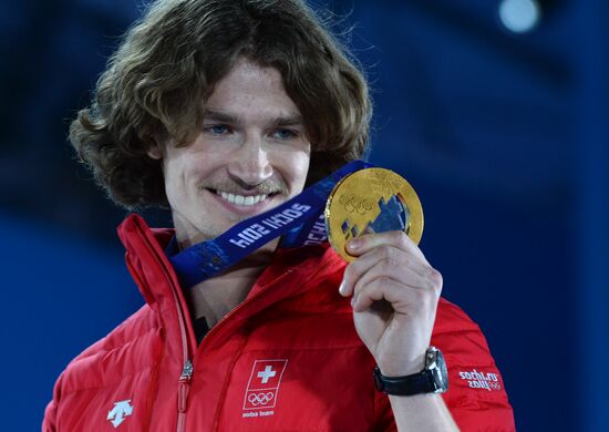 2014 Winter Olympics. Medal ceremony. Day Five