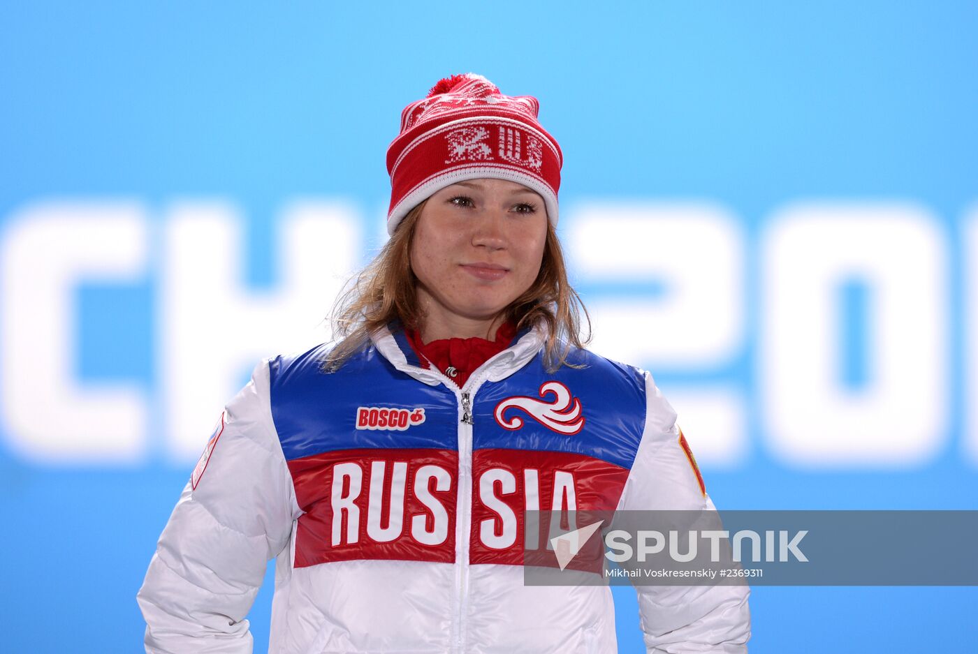 2014 Winter Olympics. Medal ceremony. Day Five