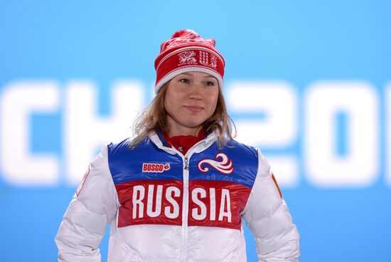 2014 Winter Olympics. Medal ceremony. Day Five