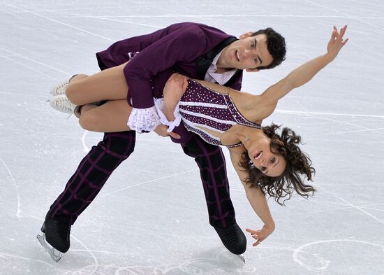 2014 Winter Olympics. Figure skating. Pairs. Free skating