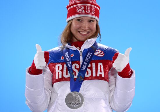 2014 Winter Olympics. Medal ceremony. Day Five