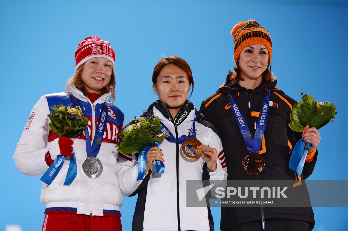 2014 Winter Olympics. Medal ceremony. Day Five