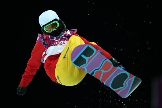 2014 Winter Olympics. Snowboarding. Women. Halfpipe