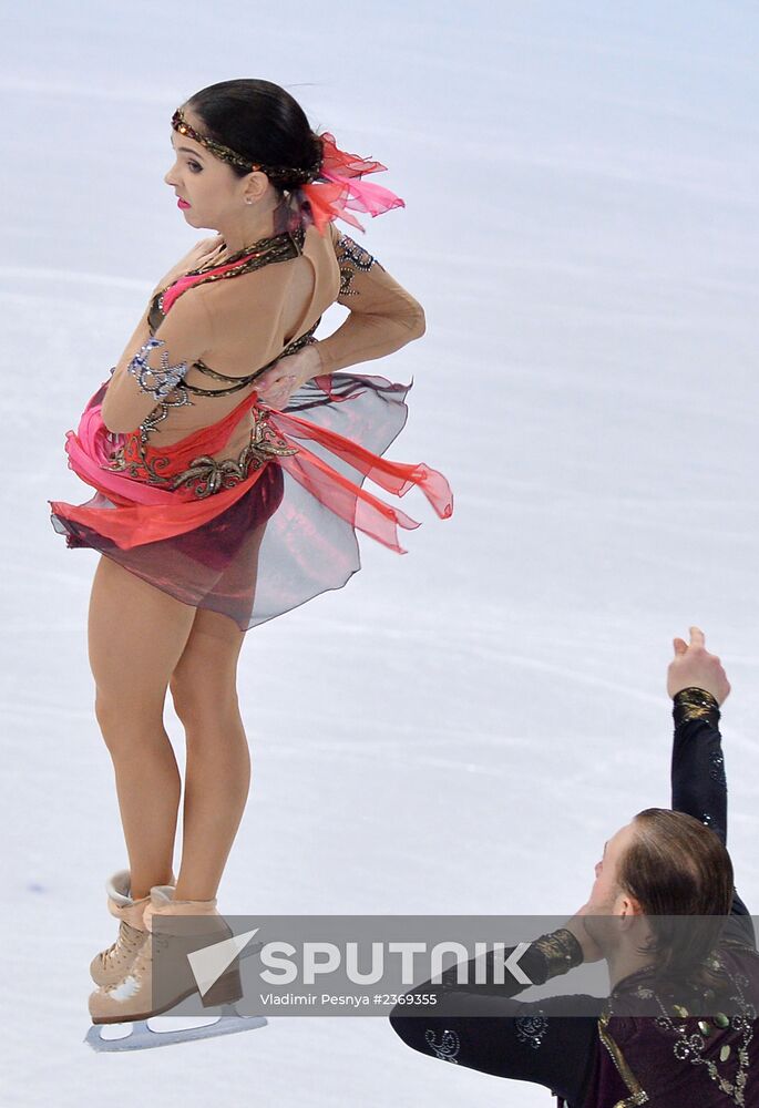 2014 Winter Olympics. Figure skating. Pairs. Free skating