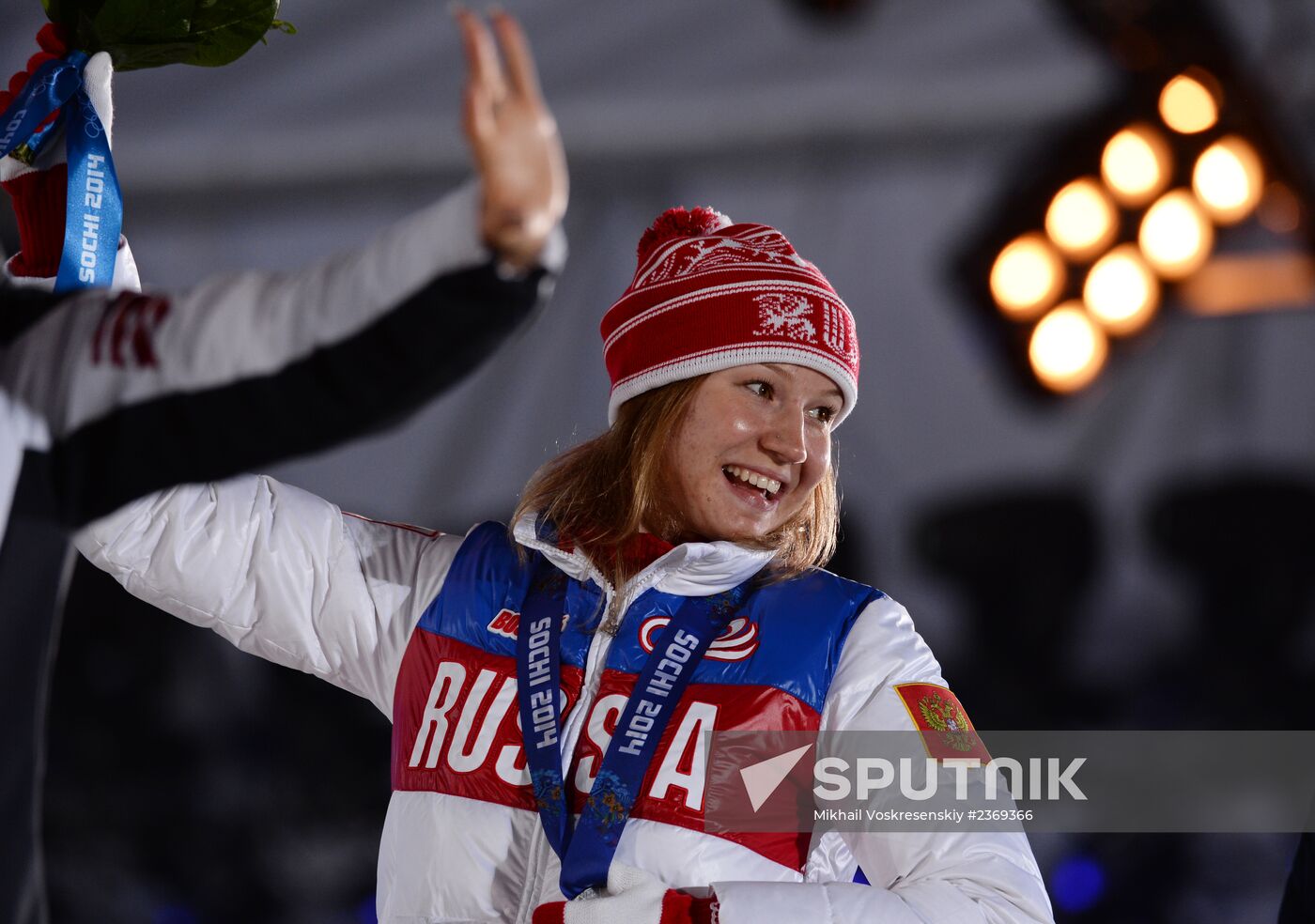 2014 Winter Olympics. Medal ceremony. Day Five