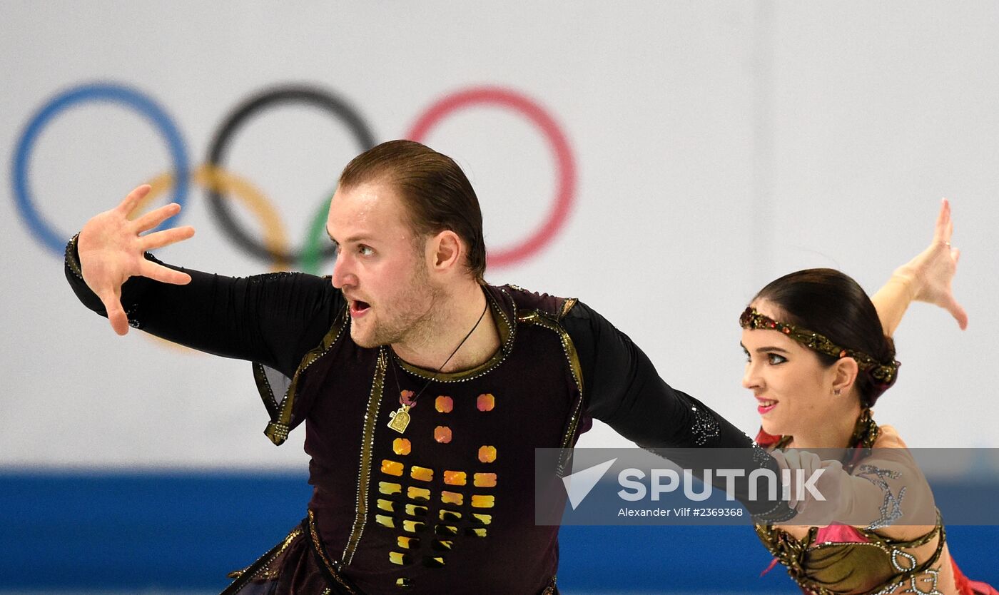 2014 Winter Olympics. Figure skating. Pairs. Free skating