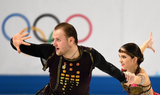 2014 Winter Olympics. Figure skating. Pairs. Free skating