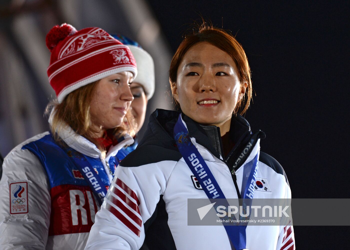 2014 Winter Olympics. Medal ceremony. Day Five