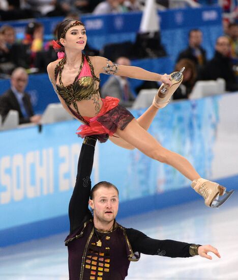 2014 Winter Olympics. Figure skating. Pairs. Free skating