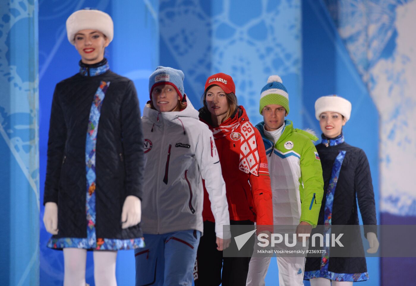 2014 Winter Olympics. Medal ceremony. Day Five