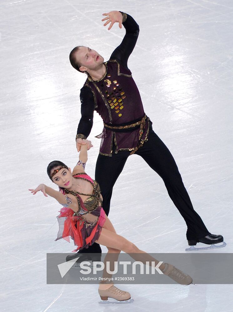2014 Winter Olympics. Figure skating. Pairs. Free skating