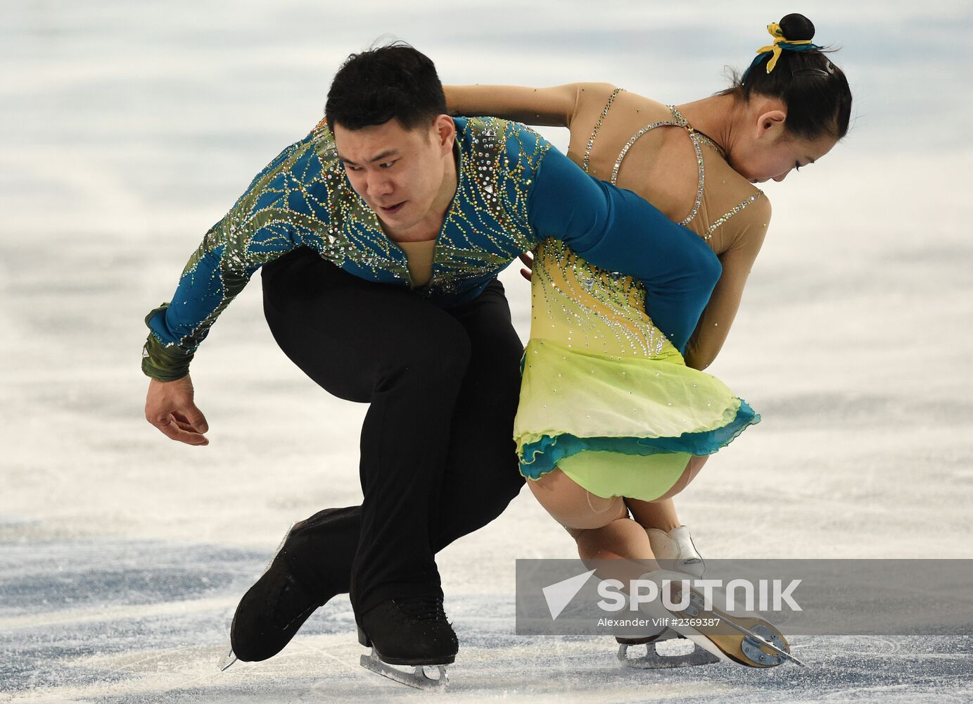 2014 Winter Olympics. Figure skating. Pairs. Free skating
