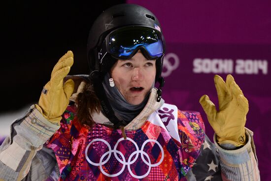 2014 Winter Olympics. Snowboarding. Women. Halfpipe