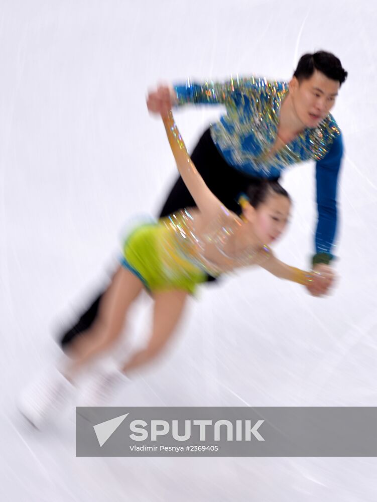 2014 Winter Olympics. Figure skating. Pairs. Free skating
