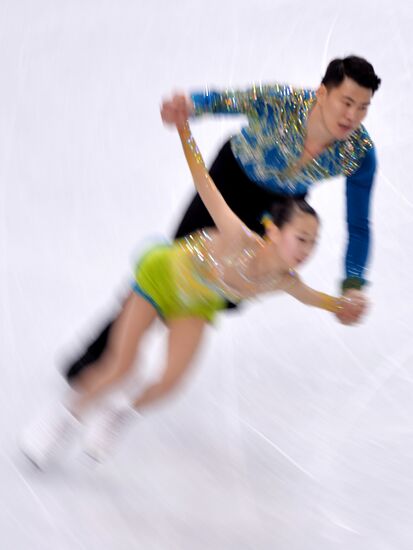 2014 Winter Olympics. Figure skating. Pairs. Free skating