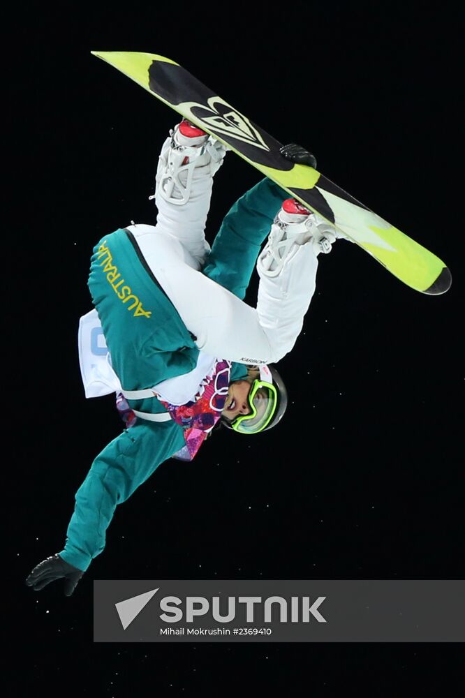 2014 Winter Olympics. Snowboarding. Women. Halfpipe