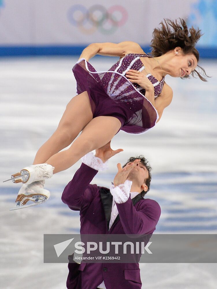 2014 Winter Olympics. Figure skating. Pairs. Free skating