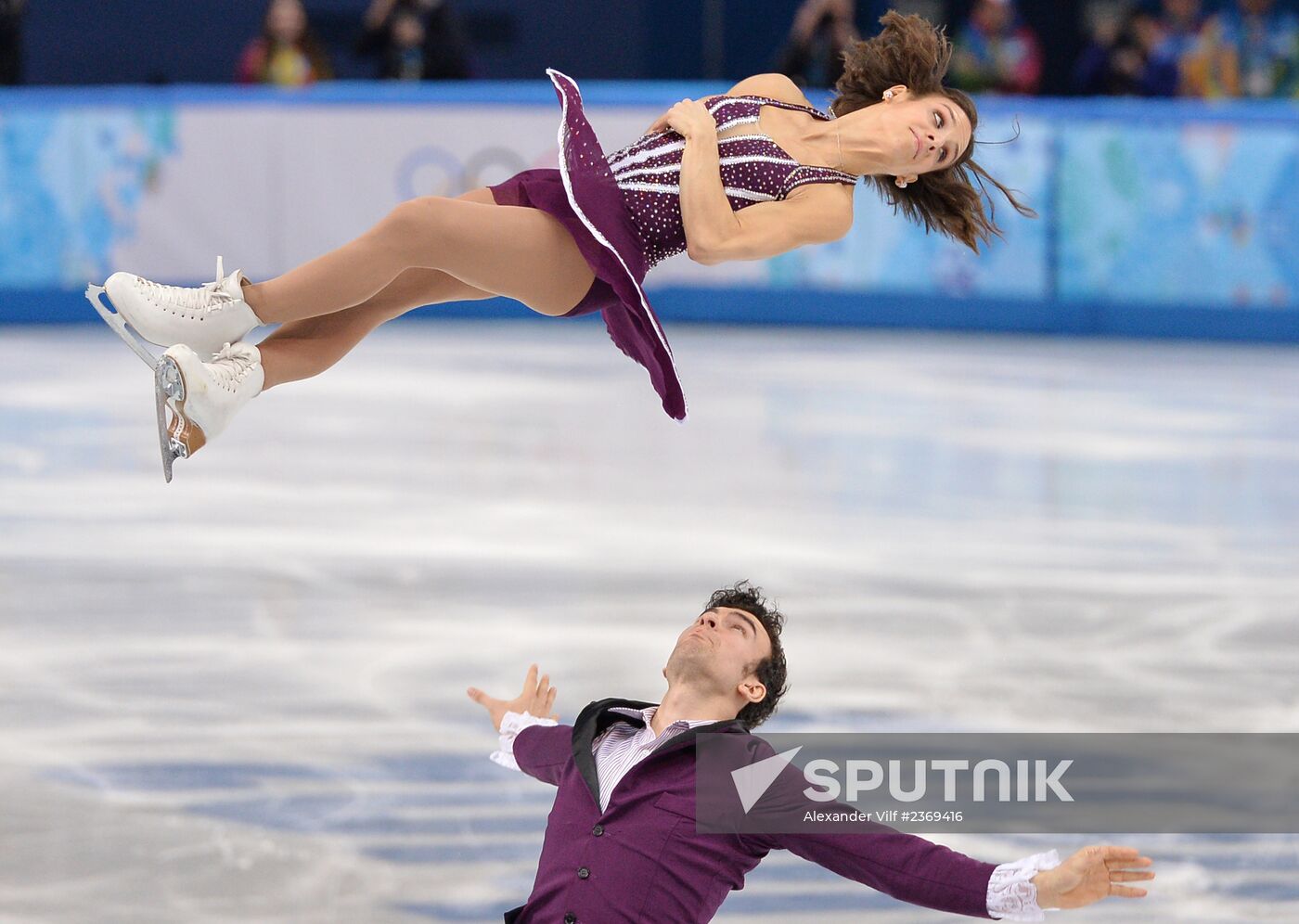 2014 Winter Olympics. Figure skating. Pairs. Free skating