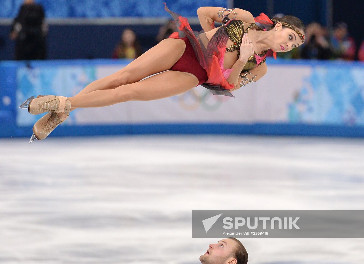 2014 Winter Olympics. Figure skating. Pairs. Free skating