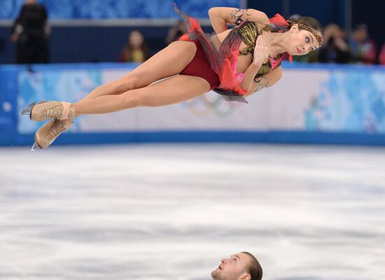 2014 Winter Olympics. Figure skating. Pairs. Free skating