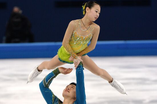 2014 Winter Olympics. Figure skating. Pairs. Free skating