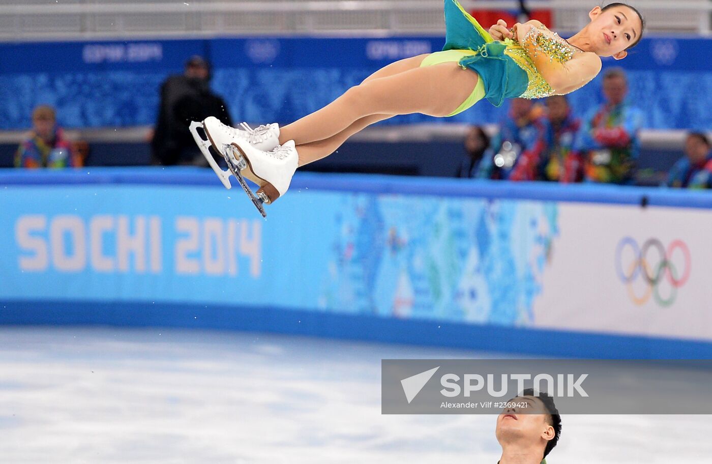 2014 Winter Olympics. Figure skating. Pairs. Free skating