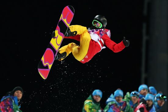 2014 Winter Olympics. Snowboarding. Women. Halfpipe