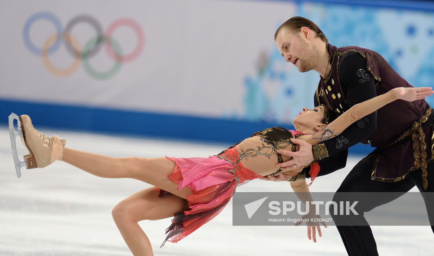 2014 Winter Olympics. Figure skating. Pairs. Free skating