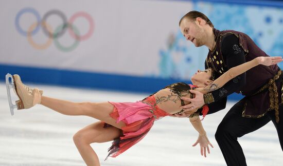 2014 Winter Olympics. Figure skating. Pairs. Free skating