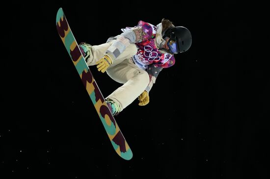 2014 Winter Olympics. Snowboarding. Women. Halfpipe
