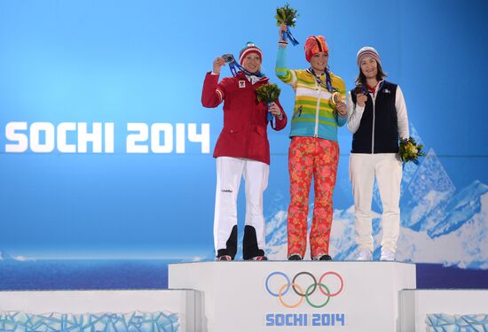 2014 Winter Olympics. Medal ceremony. Day Five