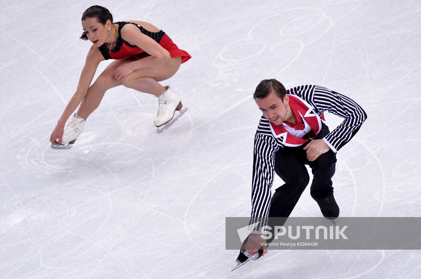 2014 Winter Olympics. Figure skating. Pairs. Free skating