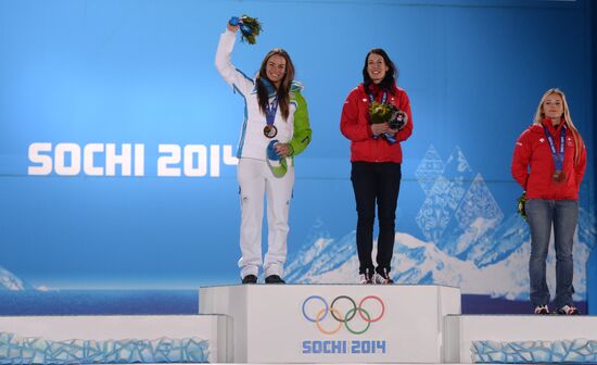 2014 Winter Olympics. Medal ceremony. Day Five