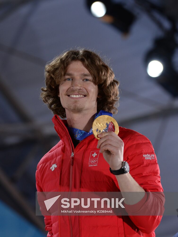 2014 Winter Olympics. Medal ceremony. Day Five