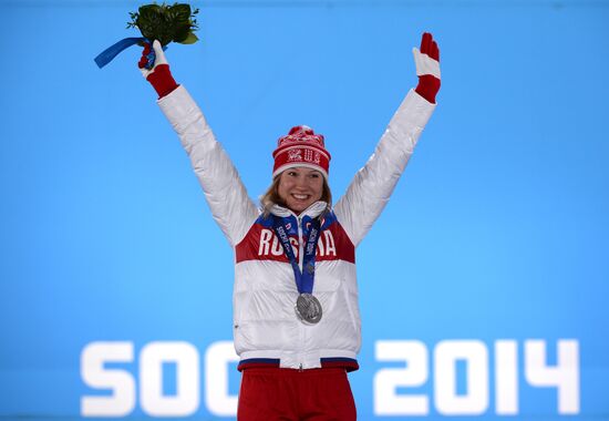 2014 Winter Olympics. Medal ceremony. Day Five