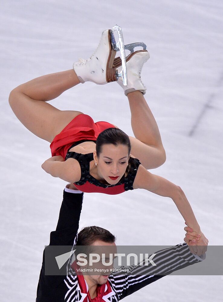 2014 Winter Olympics. Figure skating. Pairs. Free skating