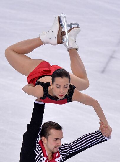 2014 Winter Olympics. Figure skating. Pairs. Free skating