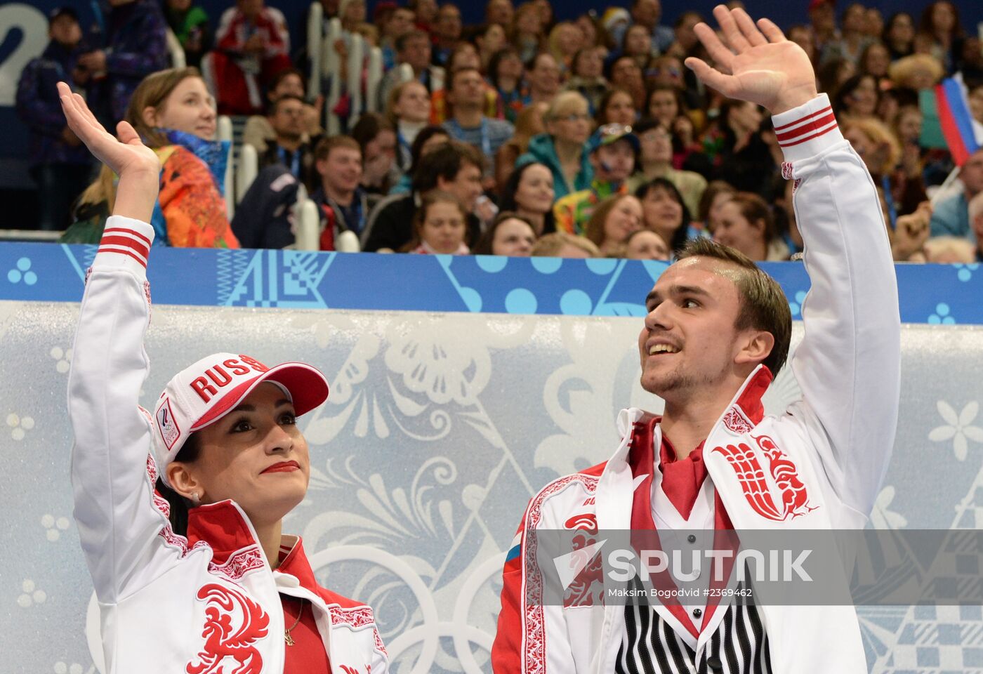 2014 Winter Olympics. Figure skating. Pairs. Free skating