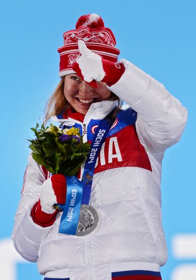 2014 Winter Olympics. Medal ceremony. Day Five