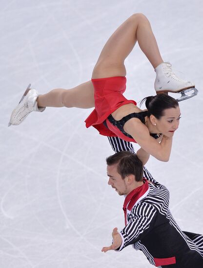 2014 Winter Olympics. Figure skating. Pairs. Free skating