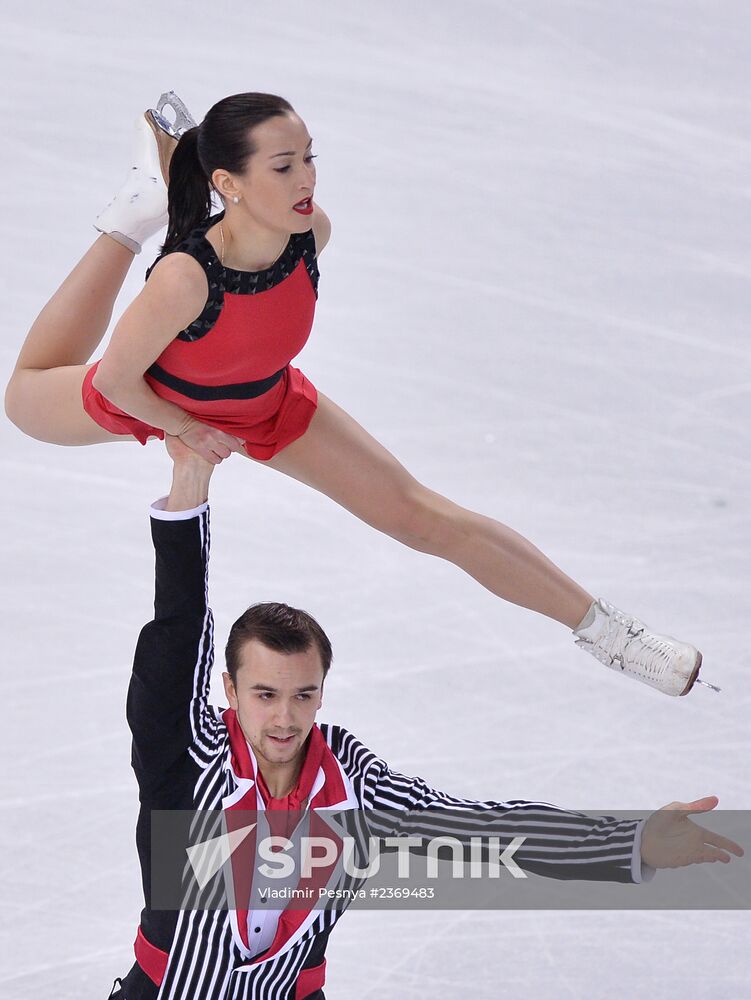 2014 Winter Olympics. Figure skating. Pairs. Free skating