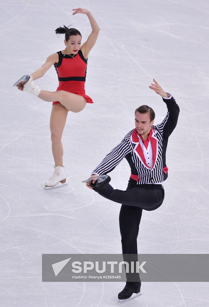 2014 Winter Olympics. Figure skating. Pairs. Free skating