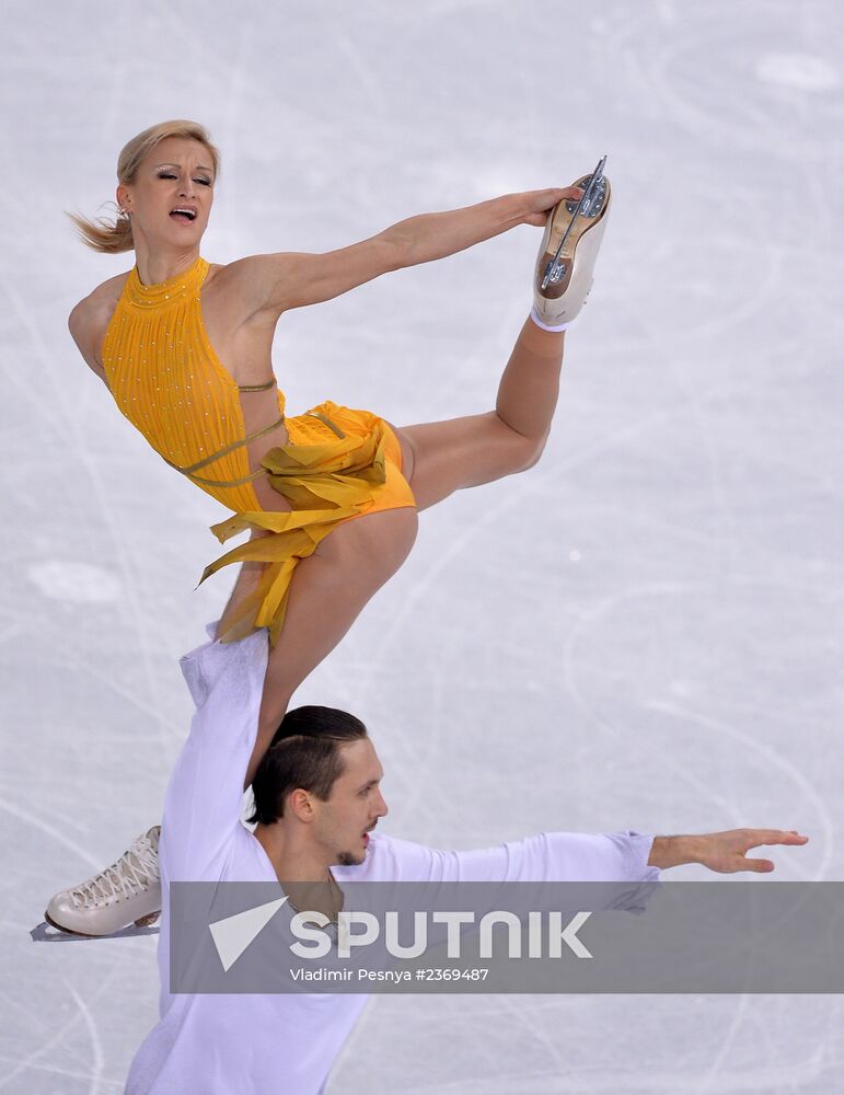 2014 Winter Olympics. Figure skating. Pairs. Free skating