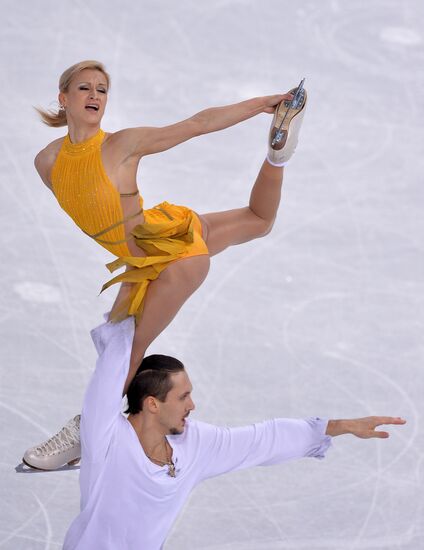2014 Winter Olympics. Figure skating. Pairs. Free skating