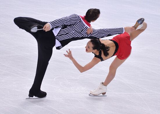 2014 Winter Olympics. Figure skating. Pairs. Free skating